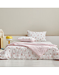 모던하우스 3도씨 슈퍼쿨 튤립버니 시어서커 냉감 양면 차렵이불 150x200 아이보리핑크 CZ0226012