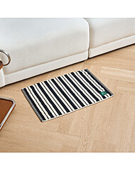 모던하우스 STF 더블 스트라이프 타월발매트 BLACK 45X65cm BG2026041