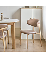 모던하우스 클로드 PU 체어 오크 DL0625008