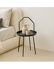 모던하우스 피크닉 사이드 핸들 테이블 블랙 CF1625001