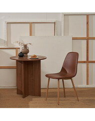 모던하우스 키에티 가죽 체어 브라운 DL0624001