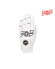 [BOB골프 기획출시] 남/여 빅로고 반양피 골프장갑 - BGU5AGV905