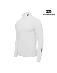 [ROSASEN] 로사센 남성 하이넥 자외선차단 골프 냉감티셔츠 - RSM5MIW826