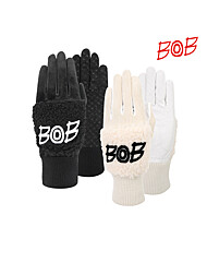 [BOB골프 기획출시] 비오비골프 여성 부클로고 방한 골프장갑(양손) - BGL5WGV906