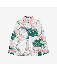 베스띠벨리 나염프린팅 블라우스BKBAC24150