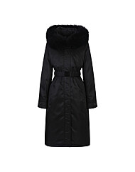 베스띠벨리 덕다운 폭스퍼 후드 롱코트BJHJY26260