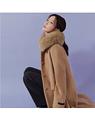 알파카 혼방 폭스퍼카라 코트 (BLHAY26910)
