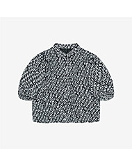 패턴 블라우스 BLBAH24610