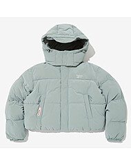 리복 소프트 크롭 후드 볼패딩 W 민트 REJU5FP55B5