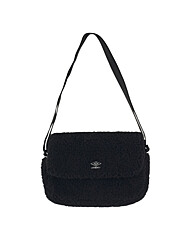 엄브로 플리스 스퀘어 크로스백 UP423CBGO8 BLK0