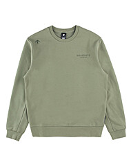 데상트 스포츠테리 스몰 워딩 컴포트핏 맨투맨 SQ323UHT81 KHK0