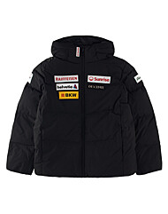 데상트 스위스 스키 후드형 패딩 자켓 SQ423SDJO3 BLK0