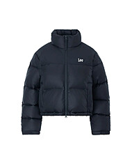 LEE 우먼 크롭 숏 패딩 LE2404DP60 BK