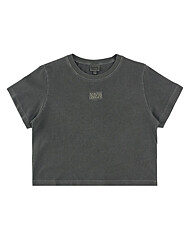 마리떼 W CLASSIC LOGO PIGMENT CROP TEE MFG45UTS133 CRC