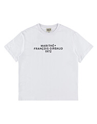 마리떼 LETTERING LOGO OVERSIZED TEE MFG45UTS201 WHT