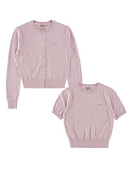 마리떼 W HALF KNIT ROUND NECK CARDIGAN SET UP MFG45FCD101 PNK