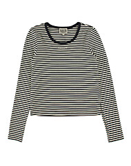 마리떼 W DEEP NECK LONG SLEEVE MFG45FLS103 BLK
