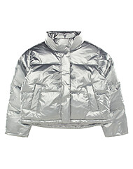 마리떼 여성 유광 크롭 패딩 재킷 MFG45WDW107 SLV