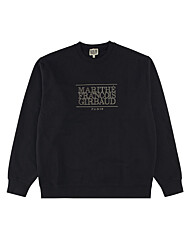 마리떼 클래식 로고 자수 스웨트셔츠 브러쉬 MFG45WSW201 BLK