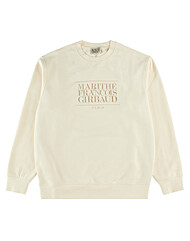 마리떼 클래식 로고 자수 스웨트셔츠 브러쉬 MFG45WSW201 CRM
