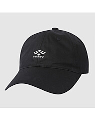 엄브로 로고 포인트 면 에센셜 볼캡 UP323CCP96 BLK