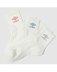 엄브로 에센셜 3PACK 앵클 삭스 UP323CSC76 SCW