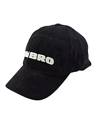 엄브로 코듀로이 베이직 에센셜 볼캡 UP423CCPO1 BLK