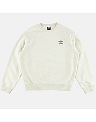 엄브로 에센셜 기모 스몰로고 맨투맨 UP423CFSN1 OAT