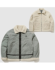 엄브로 리버시블 플리스 우븐 스포티 무스탕 자켓 UP421CPJN2 GKA