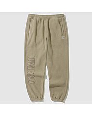 엄브로 플러스플리스 빅레터링 조거팬츠 UP423CFPN9 BEI