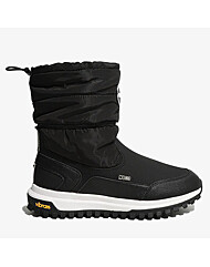 헌터 워머 로고 방한부츠 CMFTA23002 BLK