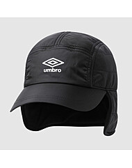 엄브로 패디드 이어플랩 캠프캡 UP423CCPO7 BLK