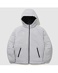 엄브로 웜플러스 베이직 후드 덕다운 자켓 UP421SDJO1 LGR