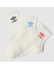엄브로 에센셜 3PACK 앵클 삭스 UQ123CSC11 IVY