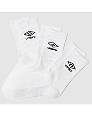 엄브로 에센셜 3PACK 앵클 삭스 UQ123CSC11 WHT
