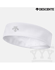 데상트 러닝 헤드밴드 SP123RSU11 WHT