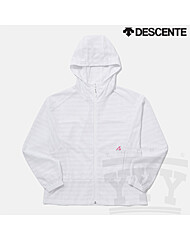 데상트 여성 메쉬 커버업 자켓 SP222EKT54 WHT