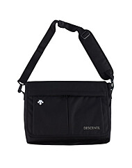 데상트 스포츠베이직 심플 메신저백 SP323UBG77 BLK