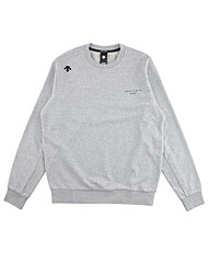 데상트 클라우드 스웨트 스몰 워딩 맨투맨 SP323UHT82 MGRY