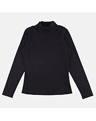 데상트 여성 하이넥 니트 긴팔티 SP422STLO1 BLK