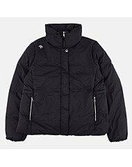 데상트 여성 소프트 숏 덕다운 자켓 SP422SDJO3 BLK