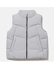 데상트 키즈 에센셜 덕다운 베스트 SP42JSDVO5 LGRY