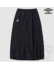 엄브로 우먼스 롱 카고 스커트 UP122CSK11 BLK