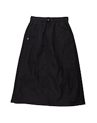 르꼬끄 여성 에뚜왈 우븐 맥시 스커트 QP322OSK81 BLK