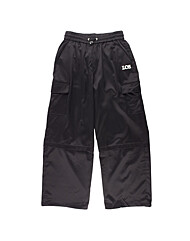 르꼬끄 우먼스 새틴 와이드 카고 팬츠 QQ122OPT21 BLK