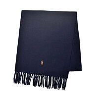 폴로 랄프 로렌 시그니처 버진 울 머플러 PC1047433 네이비