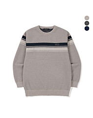 페리엘리스 남성 라운드 밍크 기모 스웨터 니트_PE3HWMWL02 [3 COLOR]