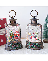 솔방울 아치 랜턴 크리스마스 오르골 워터볼 LED 스노우볼 무드등 조명