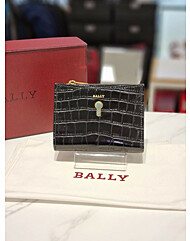 [BALLY] 발리 COGAN W.C/120 엠보싱 지퍼 여성 반지갑 6226889
