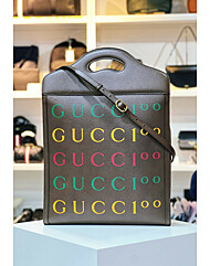 [GUCCI] 구찌 100 미디엄 가죽 토트백 676312 ULGAG 2592